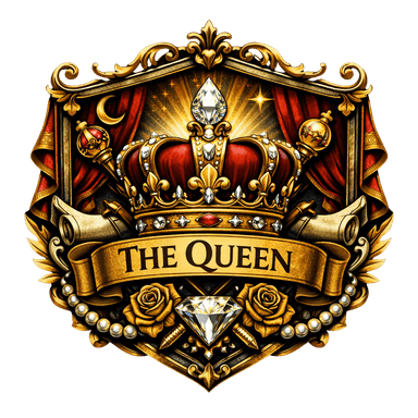 The Queen badge